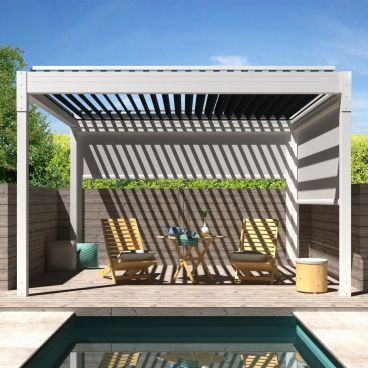 pergolas aluminio - Buscar con Google  Cerramientos terrazas, Porches  cubiertos, Pergolas de aluminio