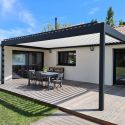 Pérgola bioclimática Architect perpendicular de aluminio Alsol - 14