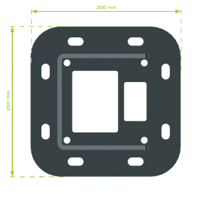 Base soporte pérgola architect